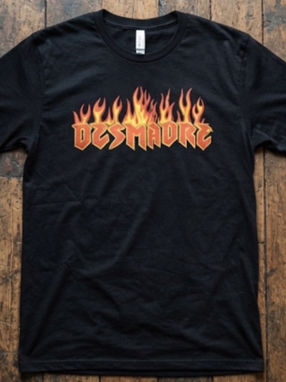 Desmadre Black Flame Shirt Men’s Size XL New